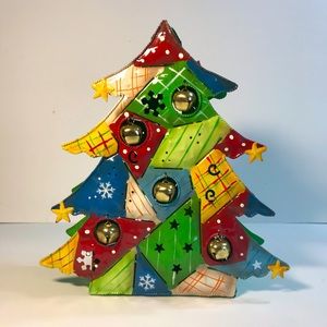 Holiday Decor Metal Christmas Tree Candle Holder